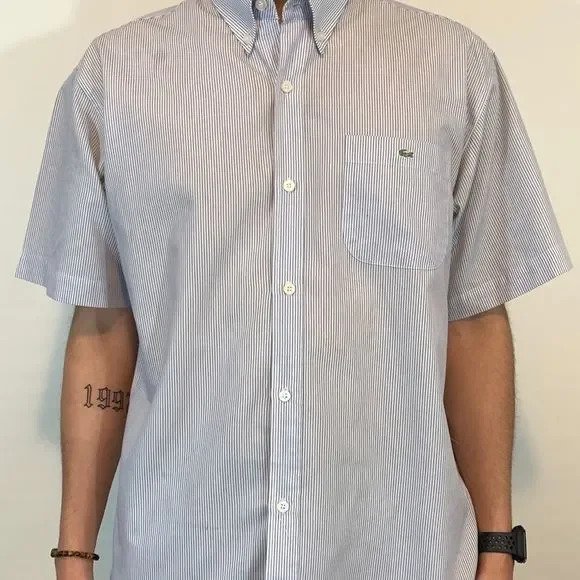 Seersucker Short Sleeve Button Down Shirts
